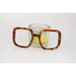 Fantaisie Orange - 0187FA - Acétate labo 6mm