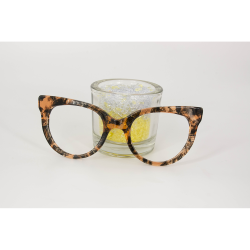 Fantaisie Orange - 0191FA - Acétate bande 4mm