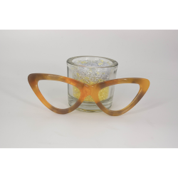 Fantaisie Orange - 0201FA - Acétate labo 4mm