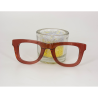 Solid Red - 0219TR - Acetate temples