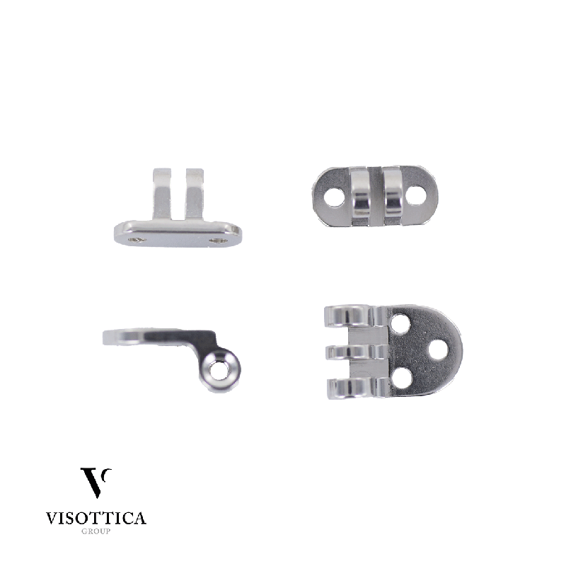 Kit charnières RD 8 + vis + rivets - 200 paires