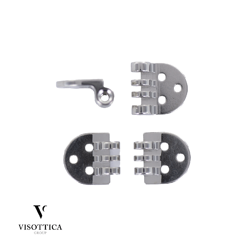 Kit charnières RT 1 + vis + rivets - 100 paires