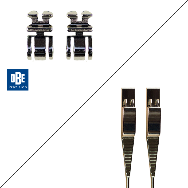 Kit armatures FLEX  + charnières + vis - 100 paires
