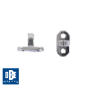 Charnières à riveter mâle - 10 paires (VISO 6 / RS 4)