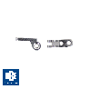 Charnière à riveter femelle - 10 paires (RS 6-8)