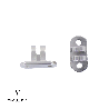 Riveting male Hinge - 50 pairs (RD 8)