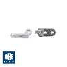 Charnières à riveter mâle 4,00mm OBE - 10 paires (VISO 7 / RS 1)