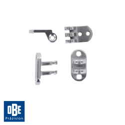 Kit charnières RD 6 + vis + rivets - 10 paires
