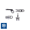Kit charnières RS 8 + vis + rivets - 10 paires