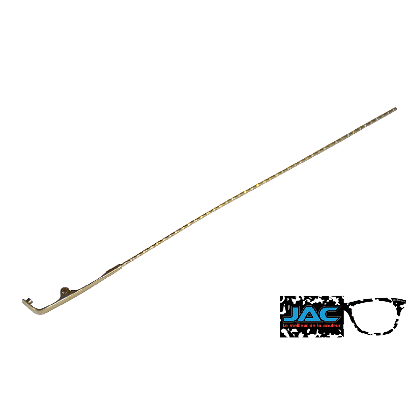 Bag of 10 pairs of guilloché metal gold temples