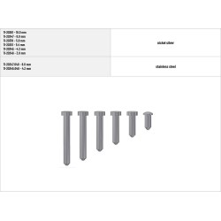 Rivets 10mm OBE - 10 paires