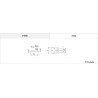 Charnière à riveter femelle 4 charnons - 100 paires (RT 2)