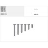 Rivets Ø 1,1mm - OBE - 200 paires