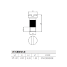Screws for Visottica hinges - 10 pairs