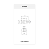 Inlay male hinges - 50 pairs (RD 3)