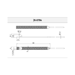 Armatures 3 charnons OBE matricées  - 10 paires
