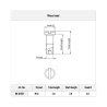 Vis pour armature C9 OBE - 200 paires