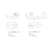 Hinges RS 5 + screws + rivets kit - 200 pairs