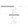 Hinges RS 2 + screws + rivets kit - 100 pairs