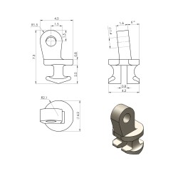Kit armatures type C9 + VISO 1 - 10 paires