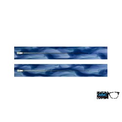 Jaspé Bleu - 0103TR - Acétate bande 6mm