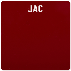 Solid Red - 0053UN - Acetate strip 4mm
