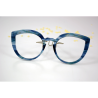Jaspé Bleu - 0103TR - Acétate bande 4mm