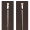Solid Brown - 0112TR - Acetate temples