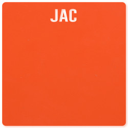 Acétate - Orange uni - branches