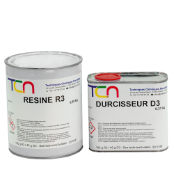 Résine R3 + Durcisseur D3 / 1KG