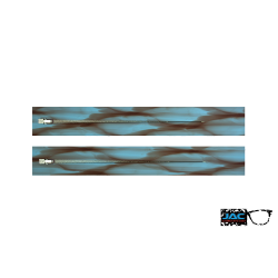 Blue Jasped - 0007JA - Acetate temples