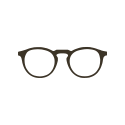 Solid Brown - 0037OP - Acetate strip 6mm