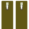 Solid Olive - 0110UN - Acetate temples
