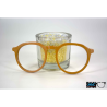 Solid Ocher - 0112UN - Acetate strip 6mm