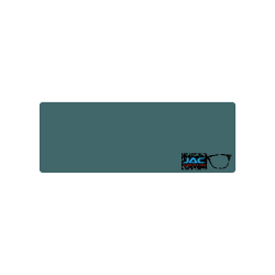 Solid Teal - 0114UN - Acetate strip 6mm