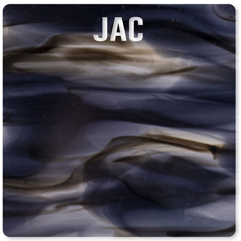 Jaspé Noir - 0101TR - Acétate labo 6mm