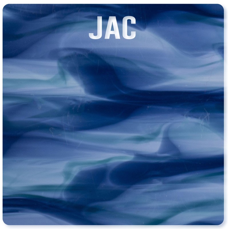 Jaspé Bleu - 0103TR - Acétate bande 4mm