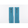 Paire de branches 3 charnons Bleu - Armature 135mm