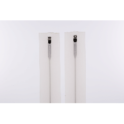 Pair of temples 3 hinges White - Wirecore 135mm