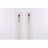 Paire de branches 3 charnons Blanc - Armature 135mm