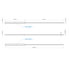 Flat Wirecores 3,5mm - 50 pairs