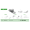 Charnières à riveter mâle 5,00mm OBE - 10 paires (RD 7)