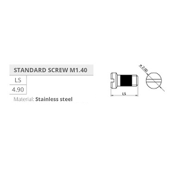 Screws for Visottica hinges - 10 pairs