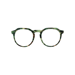 Effet Géométrique Vert - 0037EG - Acétate bande 6mm