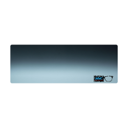 Blue Gradient - 0096DE - Acetate strip 6mm