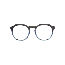 Dégradé Bleu - 0090DE - Acétate bande 6mm