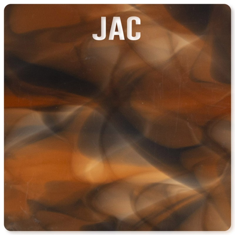Jaspé Orange - 0035JA - Acétate labo 4mm