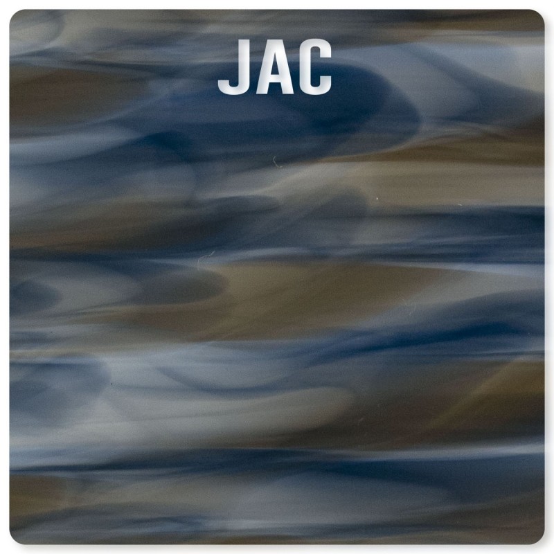 Jaspé Bleu - 0045JA - Acétate labo 6mm