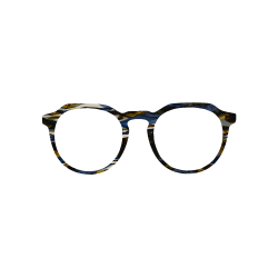 Fantaisie Bleu - 0158FA - Acétate bande 4mm