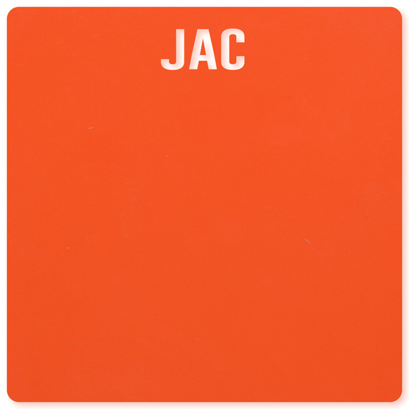 Acétate - Orange uni - labo 4mm